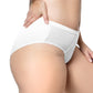 PARFAIT Micro Dressy PP306 French Cut High Waisted Sexy Sheer Panties - Pearl White