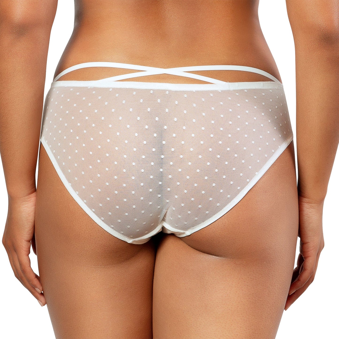 PARFAIT Mia P5955 Medium Coverage Hipster  - Pearl White