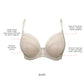 PARFAIT Shea P6062 Women's Full Bust Mesh Plunge Unlined Wired Bra - Bare