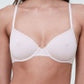 Adorned Demi Cotton Unlined Underwire Bra